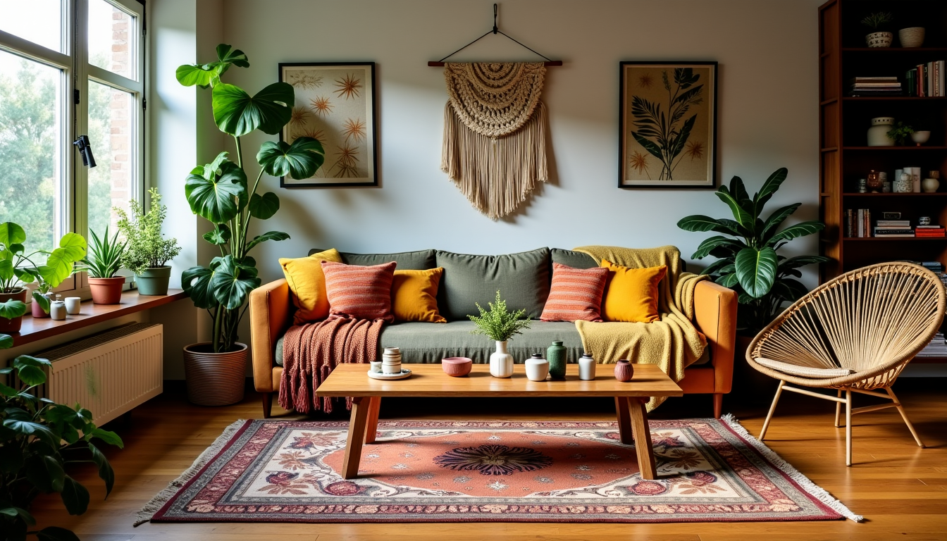 Comment adopter le style Boho Chic dans son salon sans Faire de fautes de goût ?