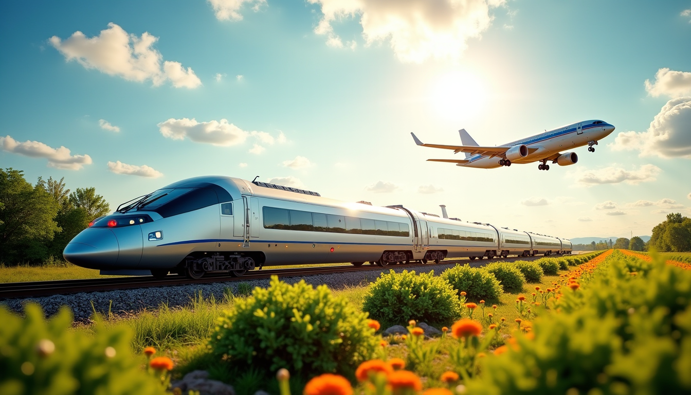 Voyage durable : choisir entre train et avion