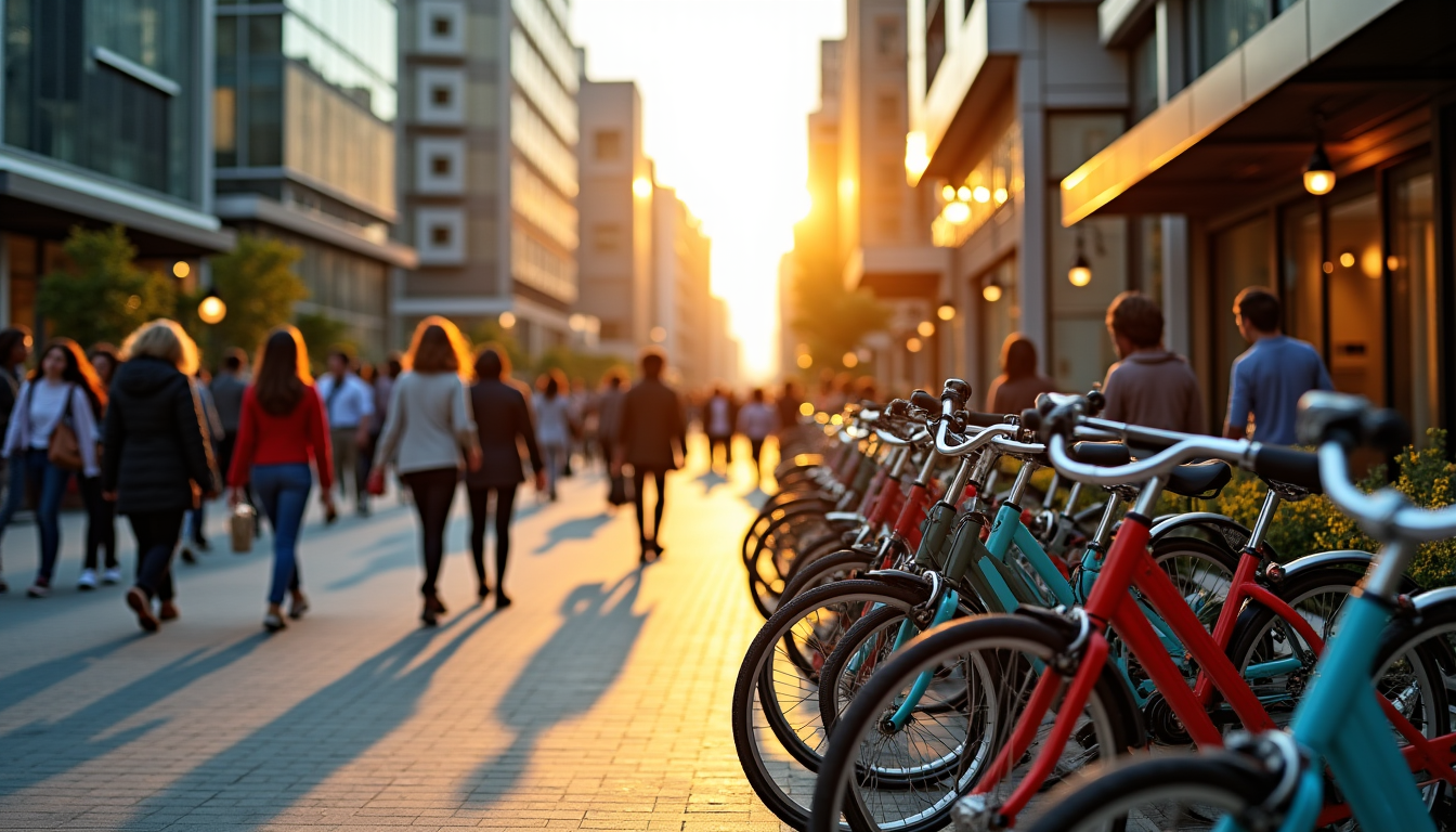 Le charme intemporel des vélos dans la ville moderne